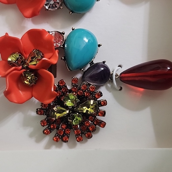 ZARA Jewel Beads Flower Earrings - Picture 8 of 13